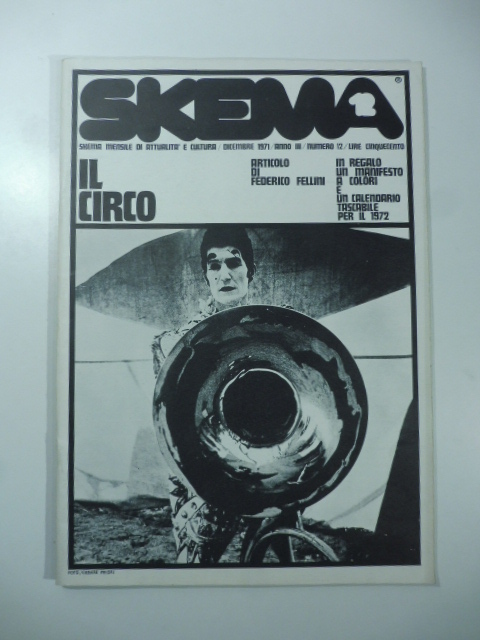Skema. Mensile di attualità, dicembre 1971. Il circo